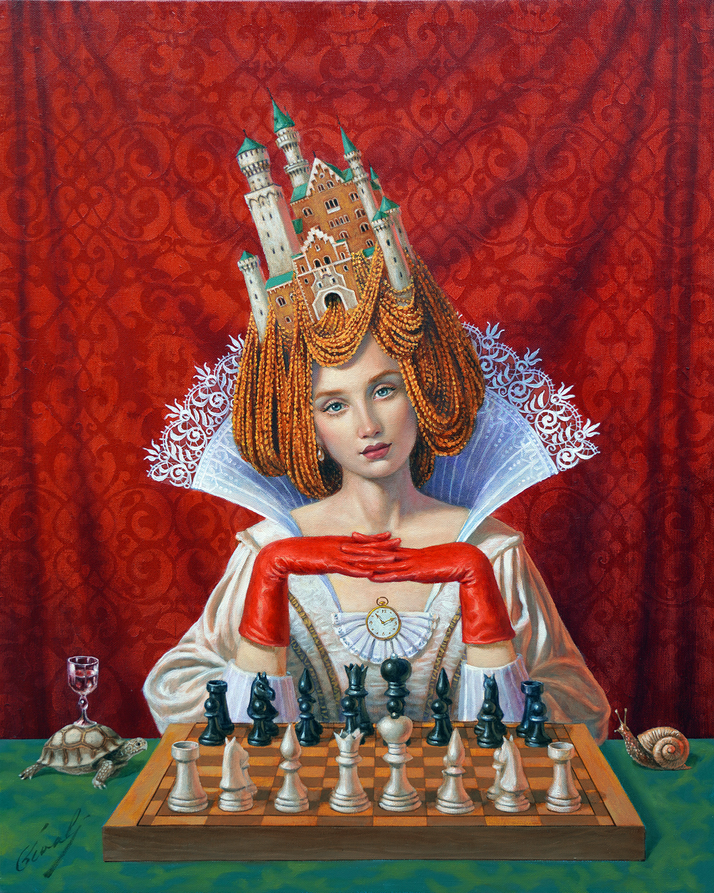 Michael Cheval Come and Get It II (SN) (Metal) (Mounted)